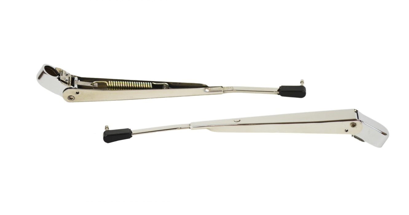Kentrol 30545 Jeep YJ Windshield Wiper Arms Pair 87-95 Wrangler TJ Polished Silver Kentrol - Truck Part Superstore