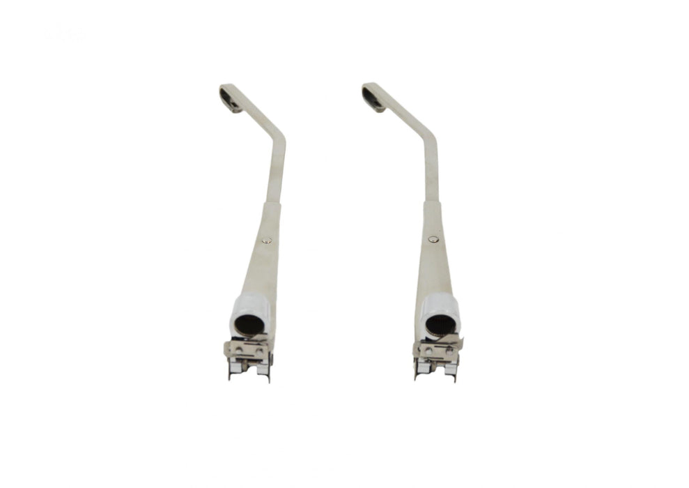 Kentrol 30546 Jeep TJ Windshield Wiper Arms Pair 97-06 Wrangler TJ Polished Silver Kentrol - Truck Part Superstore