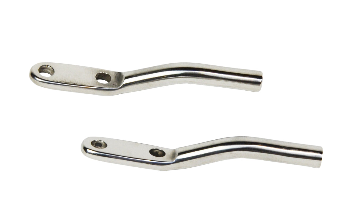 Kentrol 30549 Jeep CJ/YJ Door Strap Pins Pair 76-95 CJ and Wrangler YJ Polished Silver Kentrol - Truck Part Superstore
