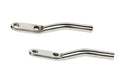 Kentrol 30549 Jeep CJ/YJ Door Strap Pins Pair 76-95 CJ and Wrangler YJ Polished Silver Kentrol - Truck Part Superstore