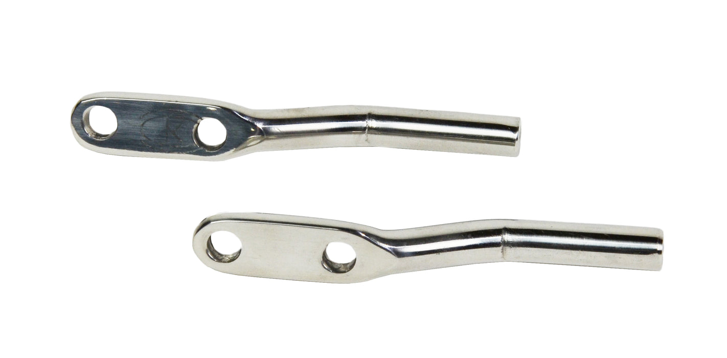 Kentrol 30549 Jeep CJ/YJ Door Strap Pins Pair 76-95 CJ and Wrangler YJ Polished Silver Kentrol - Truck Part Superstore