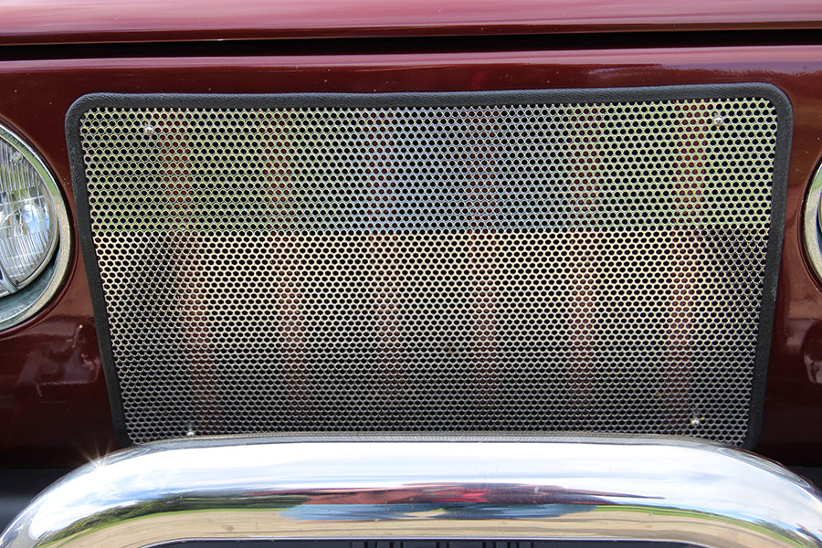 Kentrol 30550 Jeep TJ Bug Shield 98-06 Wrangler TJ Polished Silver Kentrol - Truck Part Superstore