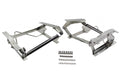 Kentrol 30552 Jeep CJ/YJ Seat Pedestals Pair 76-90 CJ and Wrangler YJ Polished Silver Kentrol - Truck Part Superstore