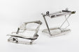 Kentrol 30552 Jeep CJ/YJ Seat Pedestals Pair 76-90 CJ and Wrangler YJ Polished Silver Kentrol - Truck Part Superstore