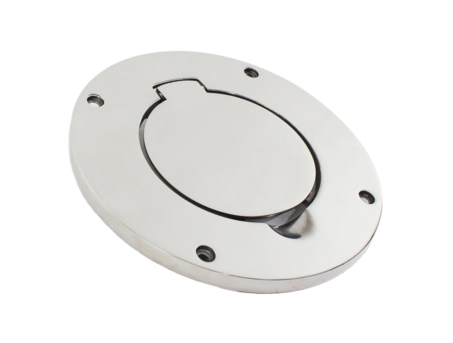 Kentrol 30553 Jeep TJ Billet Style Gas Hatch 97-06 Wrangler TJ Polished Silver Kentrol - Truck Part Superstore