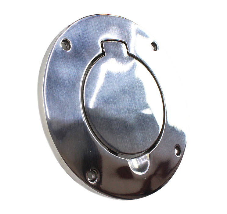 Kentrol 30553 Jeep TJ Billet Style Gas Hatch 97-06 Wrangler TJ Polished Silver Kentrol - Truck Part Superstore