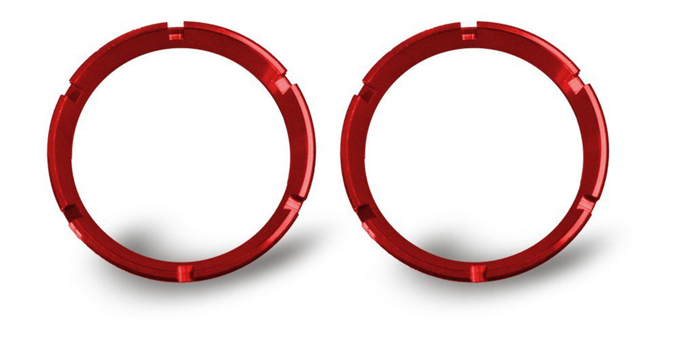 KC Hilites 30554 FLEX; Bezel Ring Red (pr) - Truck Part Superstore