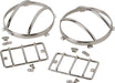 Kentrol 30557 Jeep TJ Euro Light Guard Set 4 Pieces 97-06 Wrangler TJ Polished Silver Kentrol - Truck Part Superstore