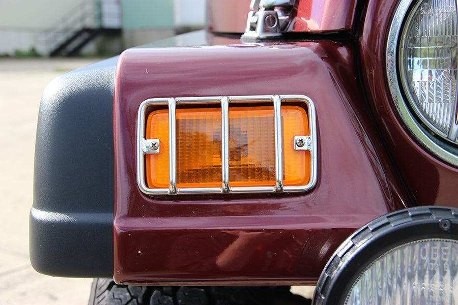 Kentrol 30557 Jeep TJ Euro Light Guard Set 4 Pieces 97-06 Wrangler TJ Polished Silver Kentrol - Truck Part Superstore