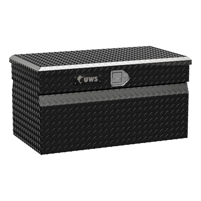 UWS EC20152 Gloss Black Aluminum 36in. Utility Chest Box (Heavy Packaging) - Truck Part Superstore