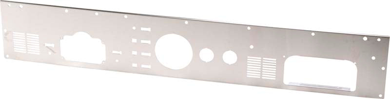 Kentrol 30562 Jeep CJ Dash Panel Without Radio Opening 76-86 CJ Brushed Silver Kentrol - Truck Part Superstore