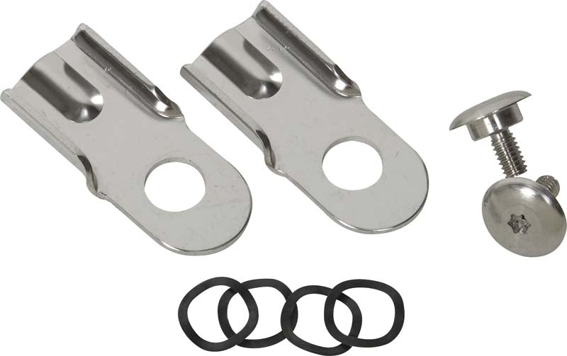 Kentrol 30564 Jeep CJ8/CJ8 Tailgate Latch Pair 76-86 CJ7 / CJ8 Polished Silver Kentrol - Truck Part Superstore