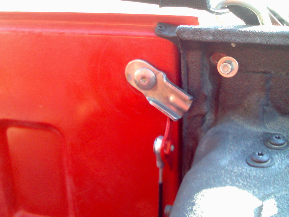 Kentrol 30564 Jeep CJ8/CJ8 Tailgate Latch Pair 76-86 CJ7 / CJ8 Polished Silver Kentrol - Truck Part Superstore