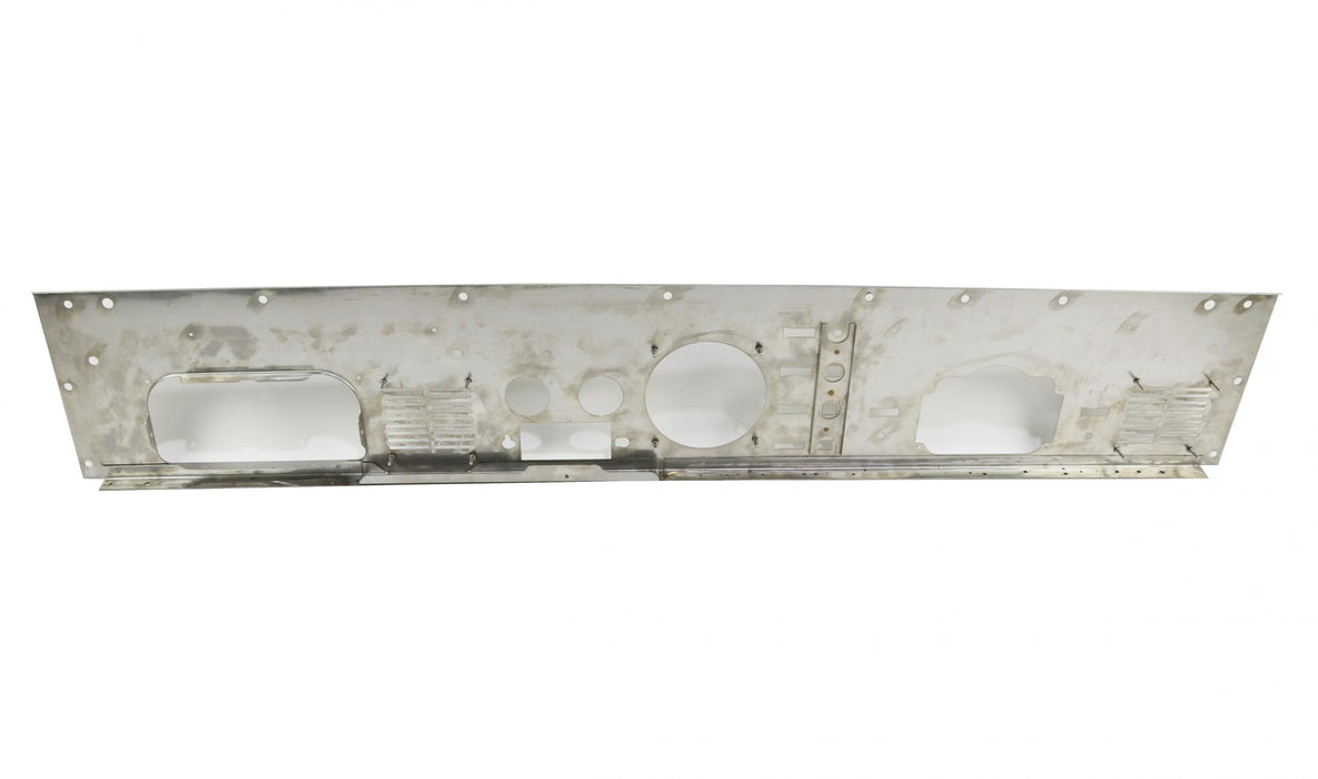 Kentrol 30565 Jeep CJ Dash Panel (with radio opening) 77-86 CJ Brushed Silver Kentrol - Truck Part Superstore