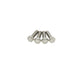 Kentrol 30569 Jeep TJ Door Strap Pins Pair 97-06 Wrangler TJ Polished Silver Kentrol - Truck Part Superstore