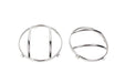 Kentrol 30573 Jeep JK Euro Headlight Guards Pair  07-18 Wrangler JK Polished Silver Kentrol - Truck Part Superstore