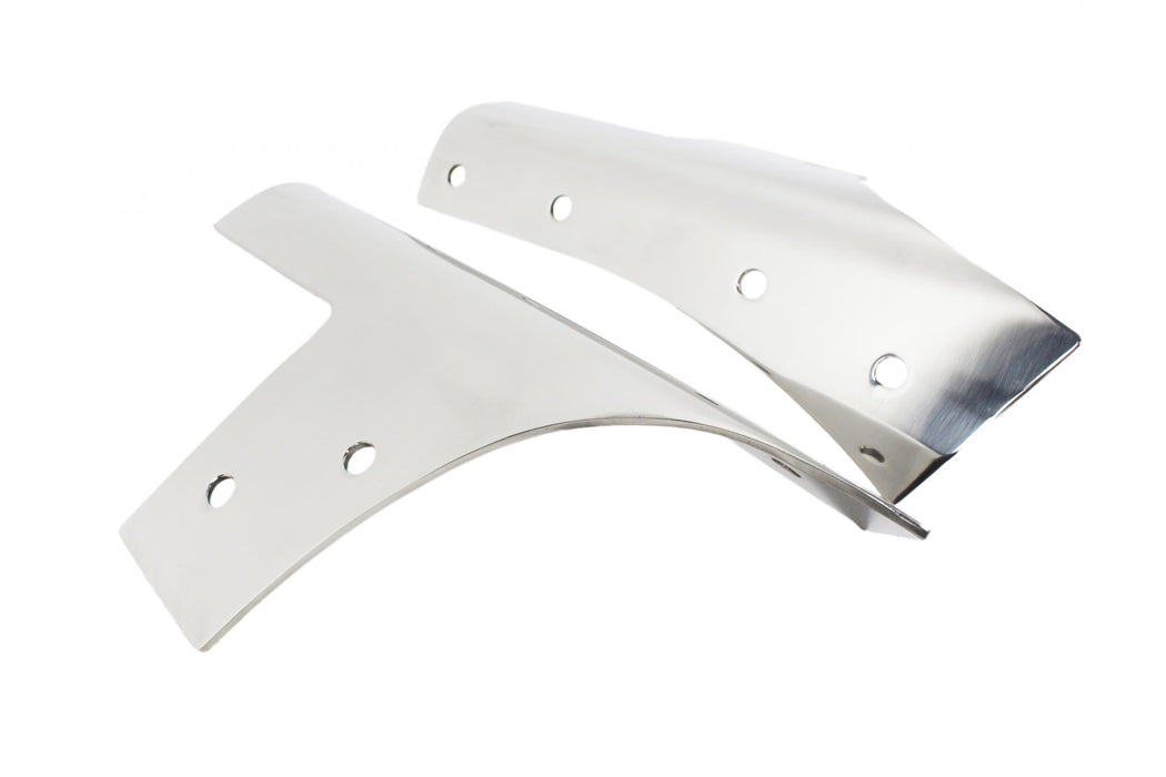 Kentrol 30574 Jeep JK Windshield Supports Pair 07-18 Wrangler JK Polished Silver Kentrol - Truck Part Superstore
