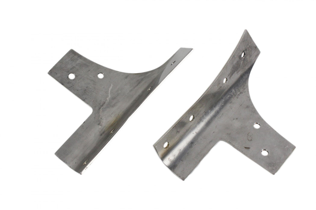 Kentrol 30574 Jeep JK Windshield Supports Pair 07-18 Wrangler JK Polished Silver Kentrol - Truck Part Superstore