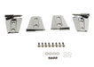 Kentrol 30575 Jeep JK Door Hinge Set 4 Pieces 2 Door 07-18 Wrangler JK Polished Silver Kentrol - Truck Part Superstore