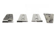 Kentrol 30575 Jeep JK Door Hinge Set 4 Pieces 2 Door 07-18 Wrangler JK Polished Silver Kentrol - Truck Part Superstore