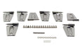 Kentrol 30576 Jeep JK Door Hinge Set 8 Pieces 4 Door 07-18 Wrangler JK Polished Silver Kentrol - Truck Part Superstore