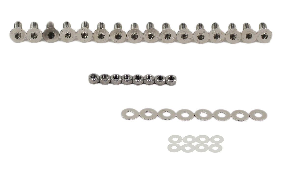 Kentrol 30576 Jeep JK Door Hinge Set 8 Pieces 4 Door 07-18 Wrangler JK Polished Silver Kentrol - Truck Part Superstore