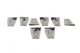 Kentrol 30576 Jeep JK Door Hinge Set 8 Pieces 4 Door 07-18 Wrangler JK Polished Silver Kentrol - Truck Part Superstore