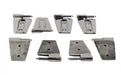Kentrol 30576 Jeep JK Door Hinge Set 8 Pieces 4 Door 07-18 Wrangler JK Polished Silver Kentrol - Truck Part Superstore