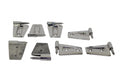 Kentrol 30576 Jeep JK Door Hinge Set 8 Pieces 4 Door 07-18 Wrangler JK Polished Silver Kentrol - Truck Part Superstore
