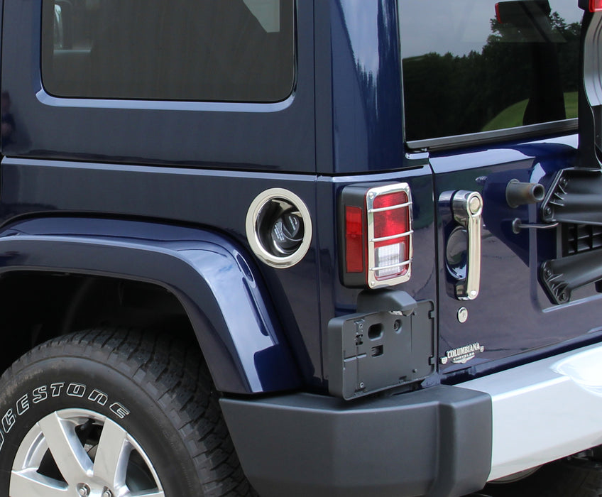 Kentrol 30577 Jeep JK Gas Filler Neck 4 Door 07-18 Wrangler JK Polished Silver Kentrol - Truck Part Superstore