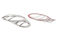 Kentrol 30579 Jeep JK Headlight Guards Pair 07-18 Wrangler JK Polished Silver Kentrol - Truck Part Superstore