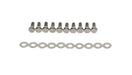 Kentrol 30580 Jeep JK Body Door Hinge Set 4 Pieces 2 Door 07-18 Wrangler JK Polished Silver Kentrol - Truck Part Superstore