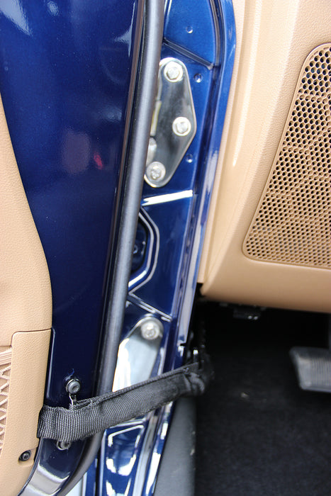 Kentrol 30580 Jeep JK Body Door Hinge Set 4 Pieces 2 Door 07-18 Wrangler JK Polished Silver Kentrol - Truck Part Superstore