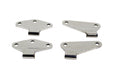 Kentrol 30580 Jeep JK Body Door Hinge Set 4 Pieces 2 Door 07-18 Wrangler JK Polished Silver Kentrol - Truck Part Superstore