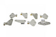 Kentrol 30581 Jeep JK Body Door Hinge Set 8 Pieces 4 Door 07-18 Wrangler JK Polished Silver Kentrol - Truck Part Superstore