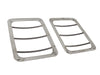 Kentrol 30582 Jeep JK Taillight Guard Pair 07-18 Wrangler JK Polished Silver Kentrol - Truck Part Superstore