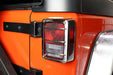 Kentrol 30582 Jeep JK Taillight Guard Pair 07-18 Wrangler JK Polished Silver Kentrol - Truck Part Superstore