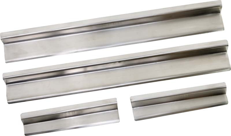 Kentrol 30585 Jeep JK Entry Guards 4 Pieces 4 Door 07-18 Wrangler JK Polished Silver Kentrol - Truck Part Superstore
