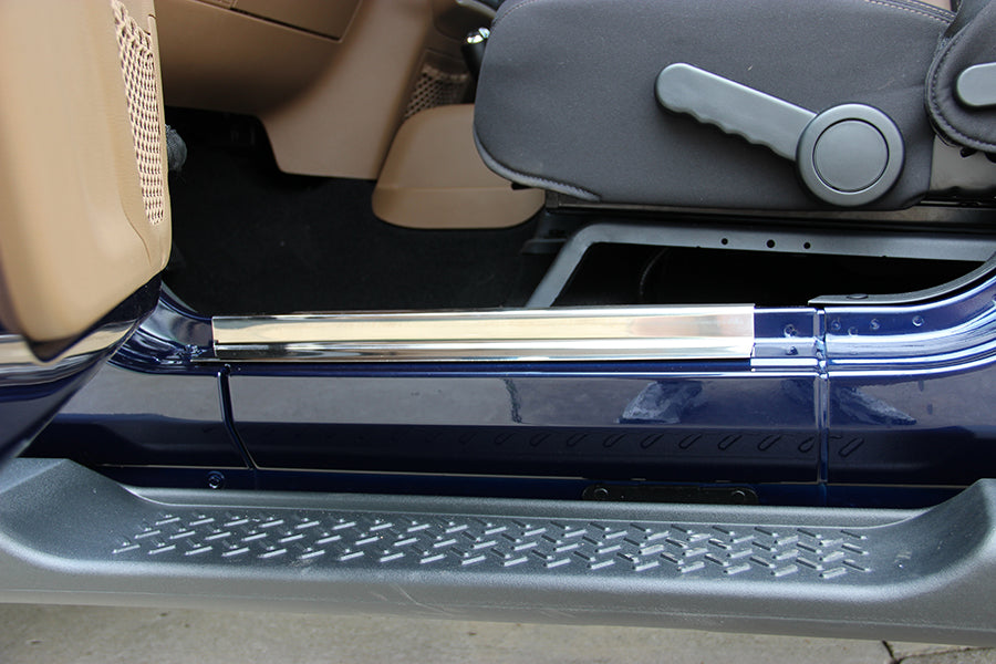 Kentrol 30585 Jeep JK Entry Guards 4 Pieces 4 Door 07-18 Wrangler JK Polished Silver Kentrol - Truck Part Superstore