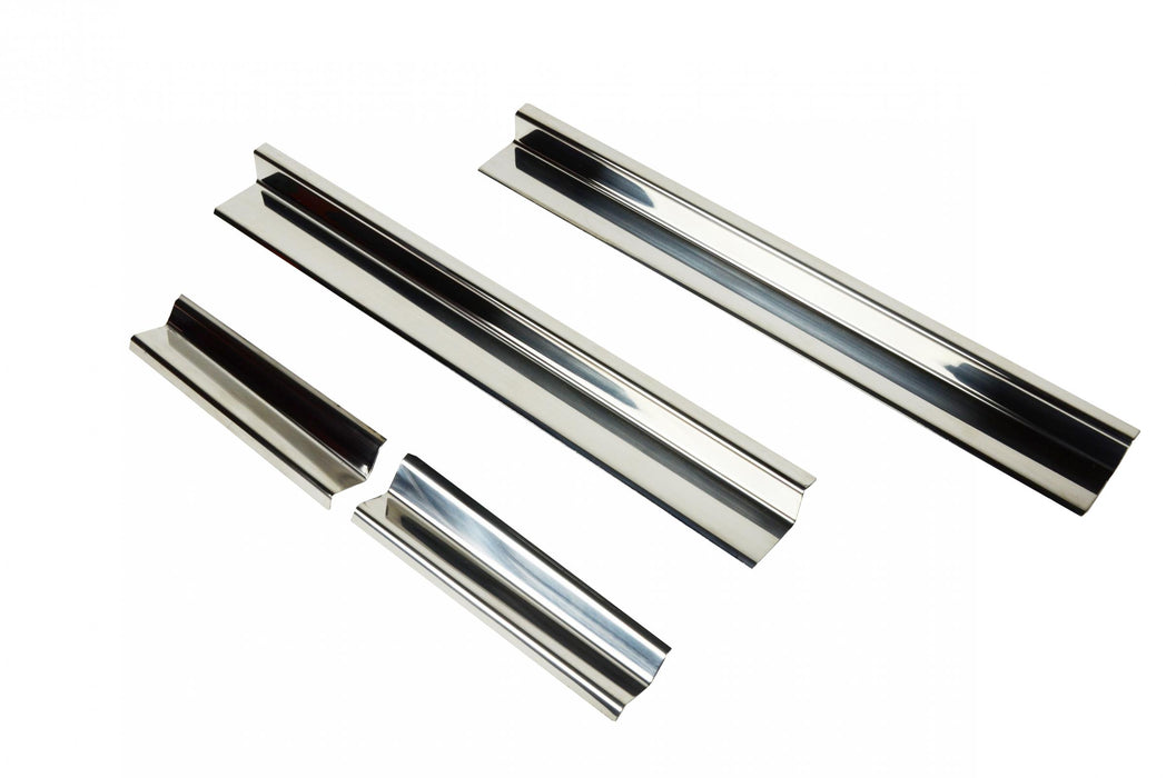 Kentrol 30585 Jeep JK Entry Guards 4 Pieces 4 Door 07-18 Wrangler JK Polished Silver Kentrol - Truck Part Superstore