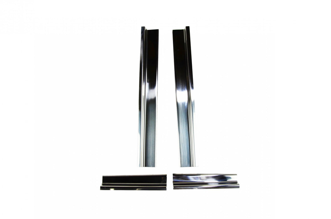 Kentrol 30585 Jeep JK Entry Guards 4 Pieces 4 Door 07-18 Wrangler JK Polished Silver Kentrol - Truck Part Superstore
