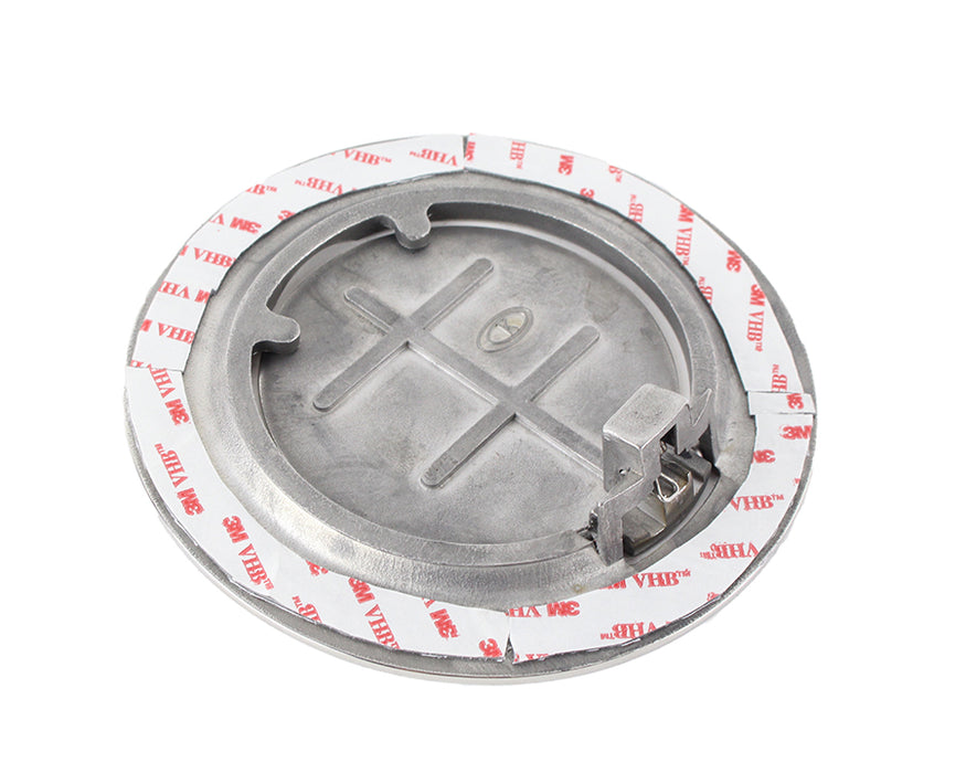 Kentrol 30586 Jeep JK Billet Style Gas Hatch 07-18 Wrangler JK Polished Silver Kentrol - Truck Part Superstore