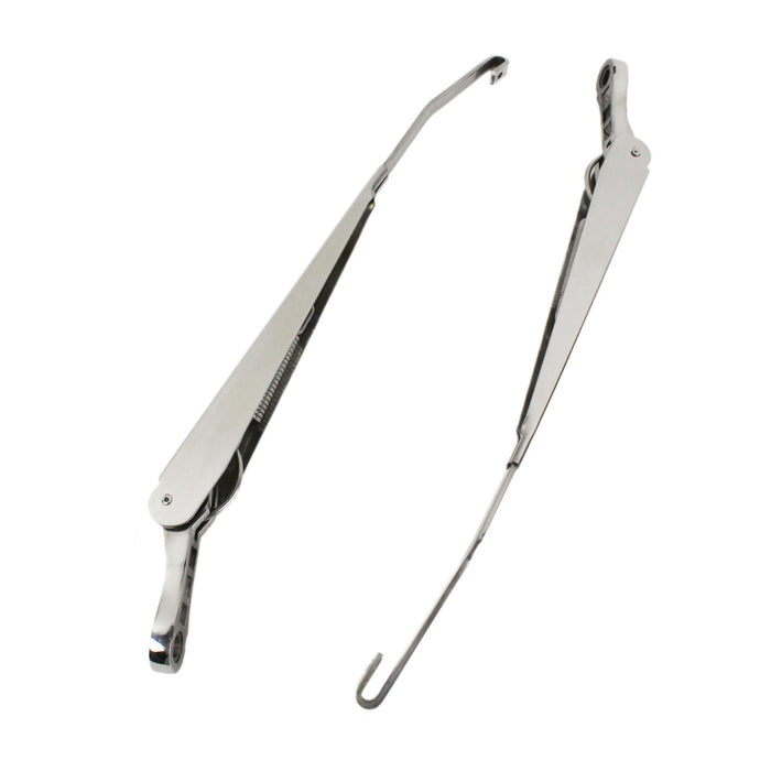 Kentrol 30591 Jeep JK Windshield Wiper Arms Pair 07-18 Wrangler JK Polished Silver Kentrol - Truck Part Superstore