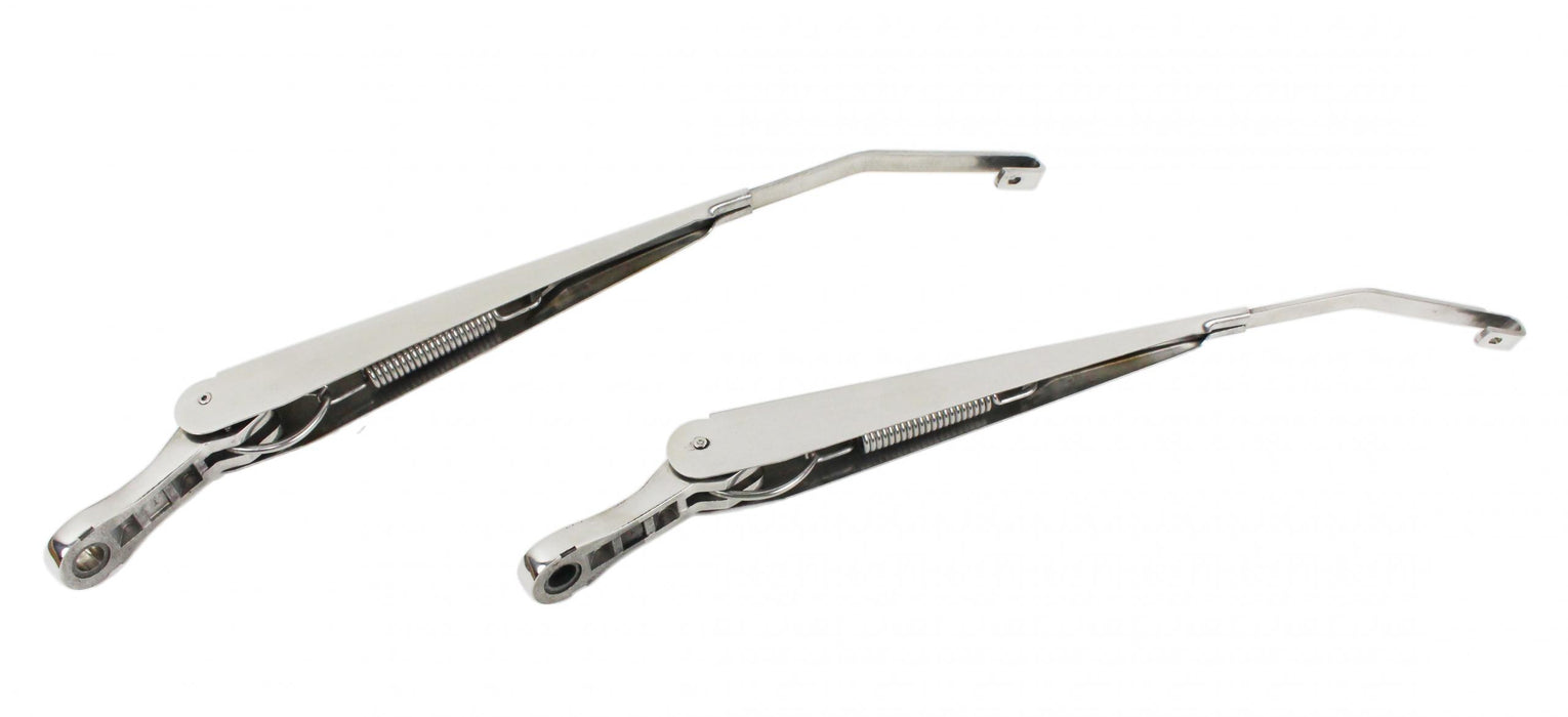 Kentrol 30591 Jeep JK Windshield Wiper Arms Pair 07-18 Wrangler JK Polished Silver Kentrol - Truck Part Superstore
