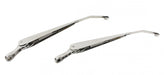 Kentrol 30591 Jeep JK Windshield Wiper Arms Pair 07-18 Wrangler JK Polished Silver Kentrol - Truck Part Superstore