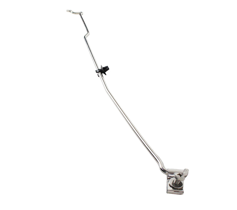 Kentrol 30594 Jeep JK Hood Prop Rod 07-18 Wrangler JK Polished Silver Kentrol - Truck Part Superstore