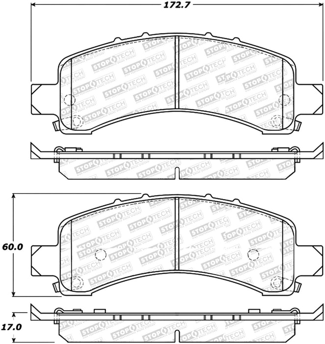 StopTech 305.09741 StopTech Street Select Brake Pads - Truck Part Superstore