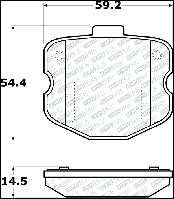 StopTech 305.11851 StopTech Street Select Brake Pads - Truck Part Superstore