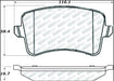 StopTech 305.13861 StopTech Street Select Brake Pads with Hardware - Truck Part Superstore