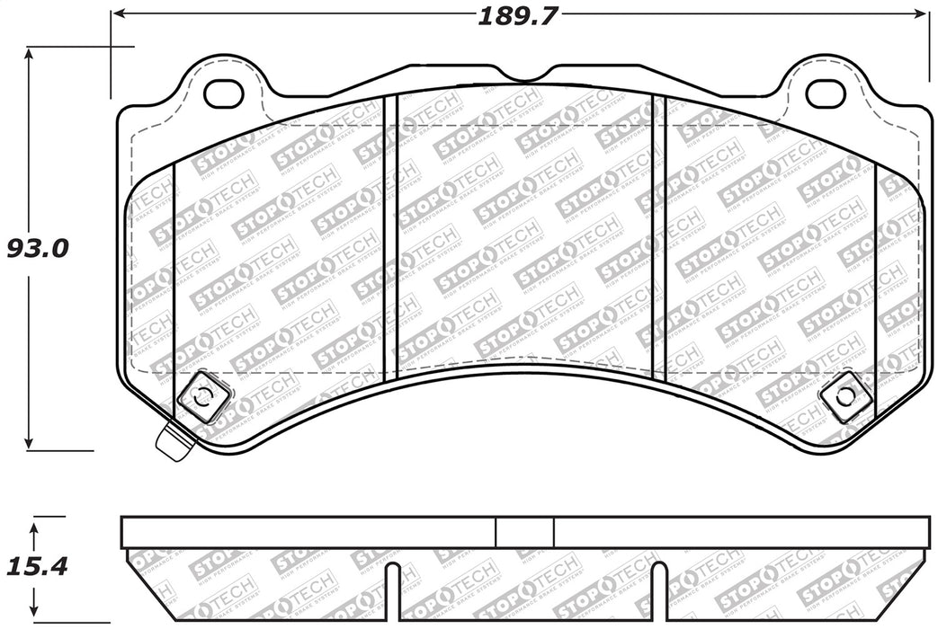 StopTech 305.14051 StopTech Street Select Brake Pads - Truck Part Superstore